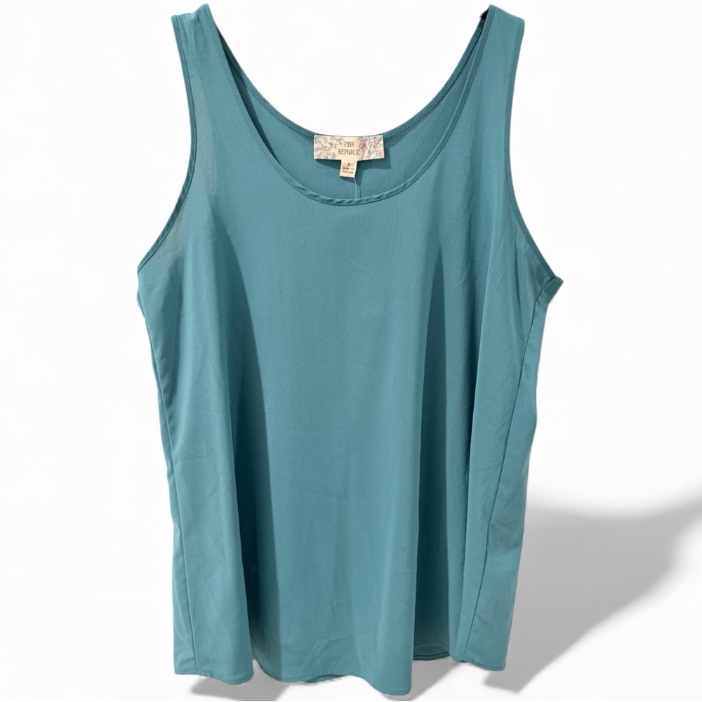 Pink Republic southwest jade tank top NWT